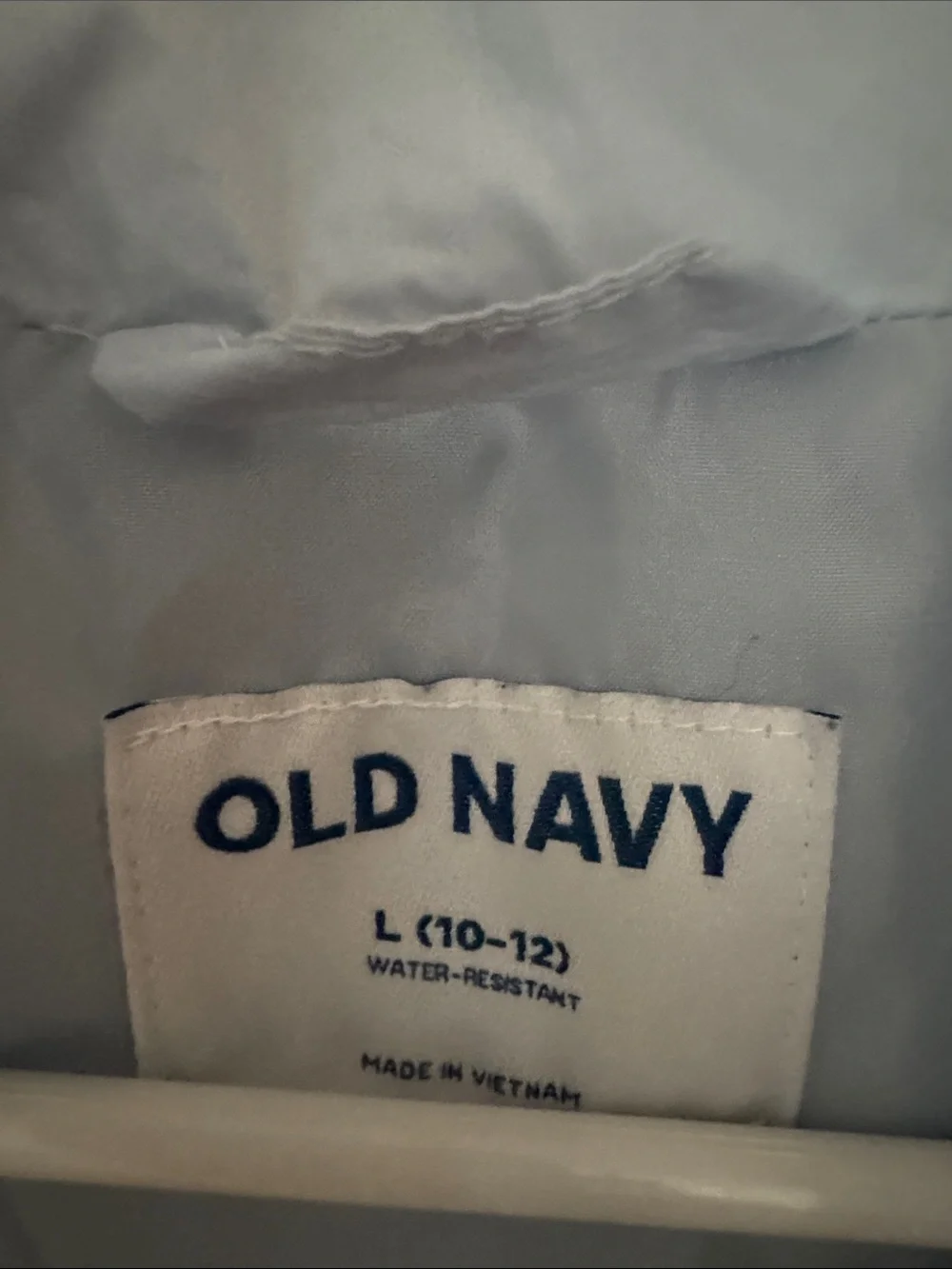 Old Navy Light Blue Quilted Kids Puffer Vest